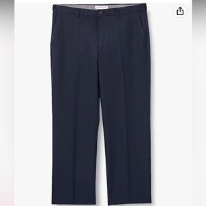 Amazon Essentials Men's Classic-Fit Expandable-Waist Flat-Front Dress Pant 42x32